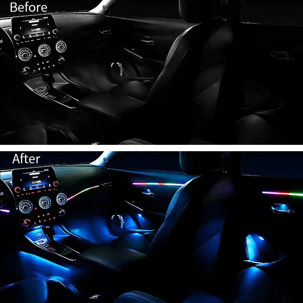 Premium Universal Car Interior Ambient Lighting Kit