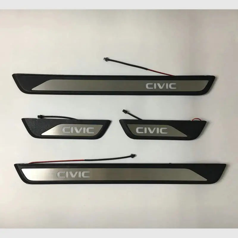 Nexin Honda Civic 11TH Gen 2022-2025 Stainless Steel LED RBG Door Sill